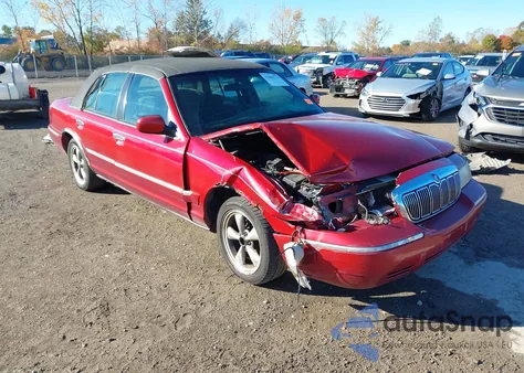 2000 Mercury Grand Marquis Gs z USA, uszkodzony, nr VIN 2MEFM74W0YX619084